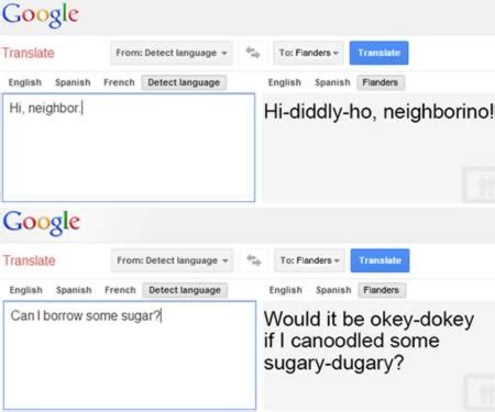 funny stuff to say on google translate